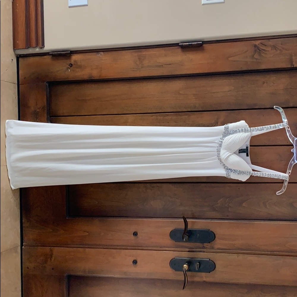 White long dress
